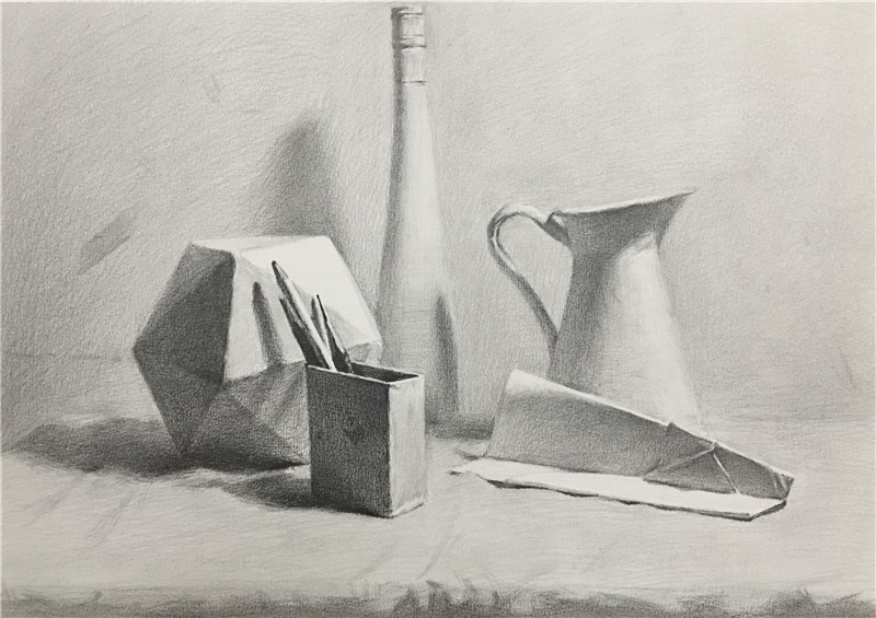 素描静物